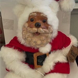 Robert Raikes Kringle Bear 1989 Santa Christmas 13”